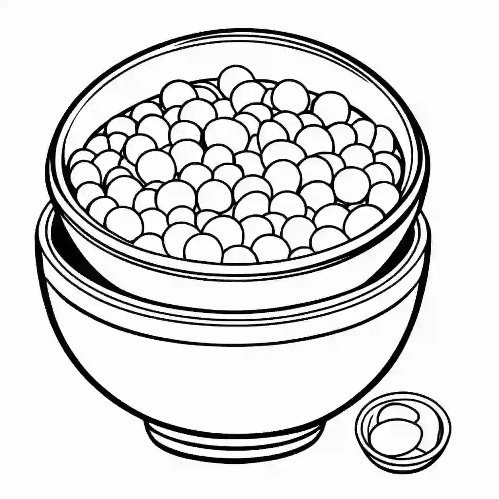 Bowl coloring pages